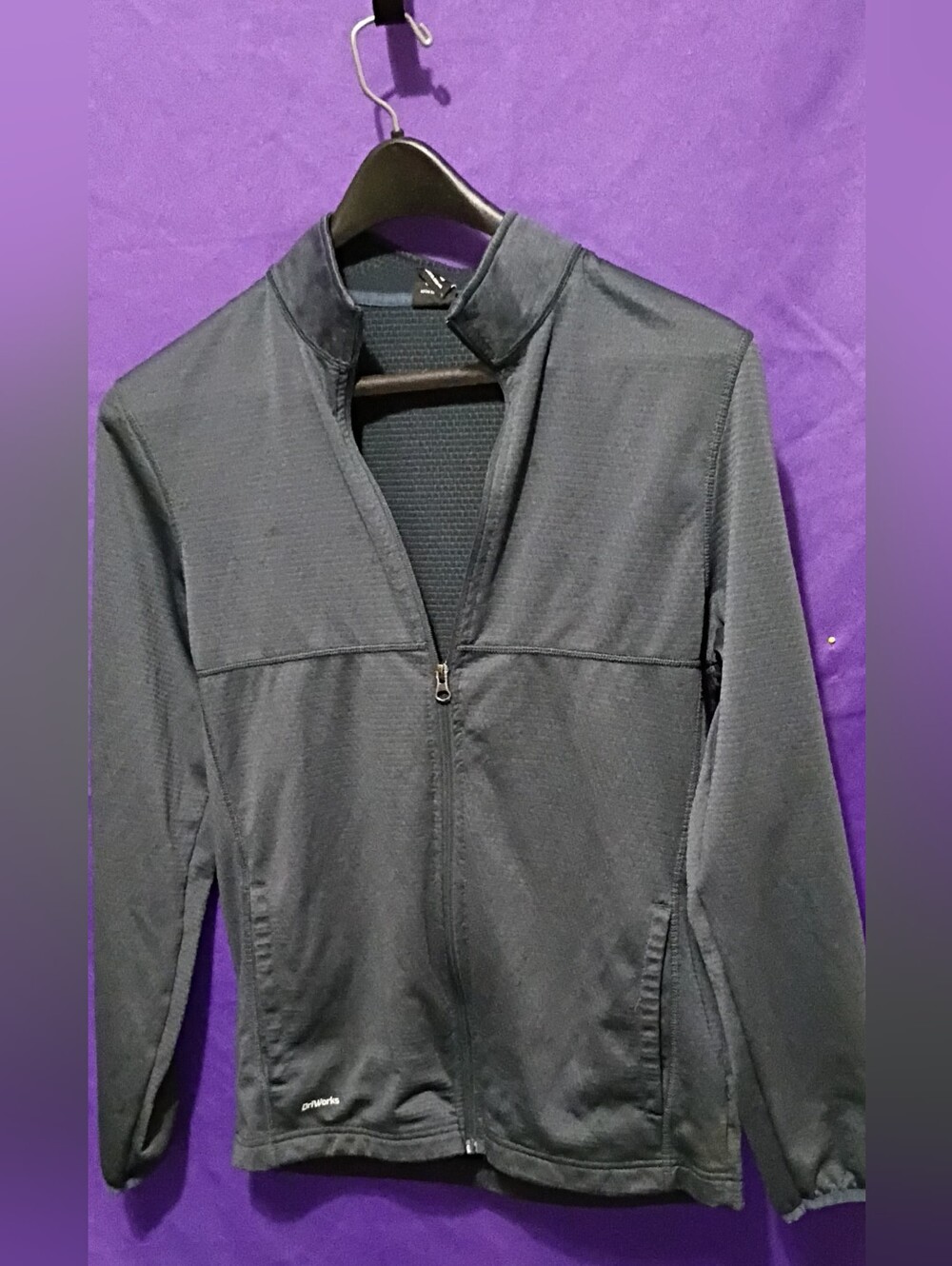 Athletic Works Black Full-Zip Women's Jacket